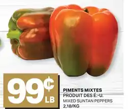 L'Intermarché PIMENTS MIXTES | MIXED SUNTAN PEPPERS offer