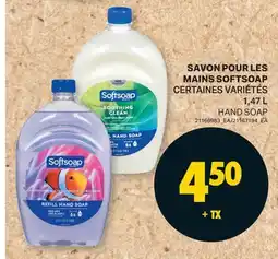 L'Intermarché SAVON POUR LES MAINS SOFTSOAP | HAND SOAP offer