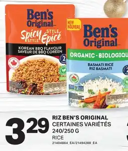 L'Intermarché RIZ BEN'S ORIGINAL | RICE, 240/250 G offer