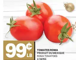 L'Intermarché TOMATES ROMA | ROMA TOMATOES offer