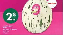 L'Intermarché MELON DINO PC PRODUIT DU BRÉSIL | MELON offer