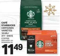 L'Intermarché CAFÉ STARBUCKS | COFFEE, 311 - 340 G offer
