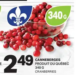 L'Intermarché CANNEBERGES | CRANBERRIES, 340 G offer