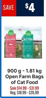 Ren’s Pets Depot Open Farm Bags of Cat Food offer