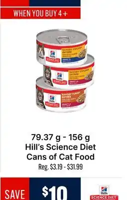Ren’s Pets Depot Hill's Science Diet Cans of Cat Food offer