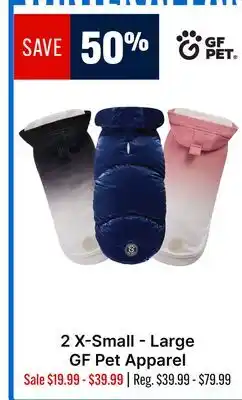 Ren’s Pets Depot 2 X-Small-Large GF Pet Apparel offer