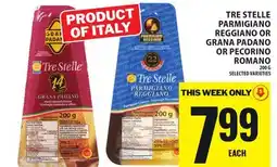 Food Basics TRE STELLE PARMIGIANO REGGIANO OR GRANA PADANO OR PECORINO ROMANO offer