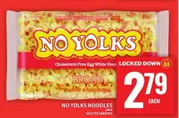 Food Basics NO YOLKS NOODLES offer