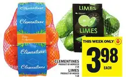 Food Basics CLEMENTINES OR LIMES offer