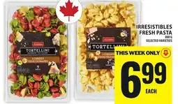 Food Basics IRRESISTIBLES FRESH PASTA offer