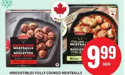 Food Basics IRRESISTIBLES FULLY COOKED MEATBALLS offer