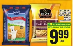 Food Basics PILLSBURY CHAKKI OR DIVYA ATTA FLOUR offer