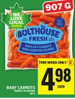Food Basics BABY CARROTS offer