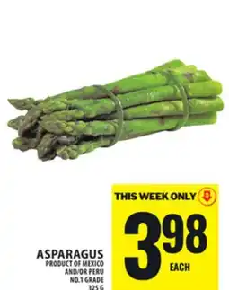 Food Basics ASPARAGUS offer