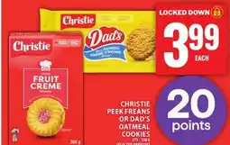 Food Basics CHRISTIE PEEK FREANS OR DAD'S OATMEAL COOKIES offer