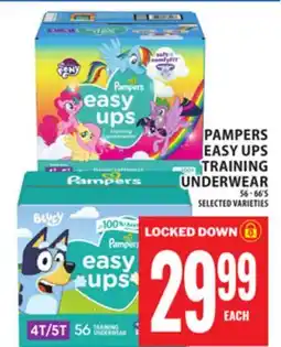 Food Basics PAMPERS EASY UPS TRAINING UNDERWEAR offer
