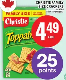 Food Basics CHRISTIE FAMILY SIZE CRACKERS offer