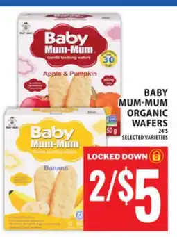 Food Basics BABY MUM-MUM ORGANIC WAFERS offer