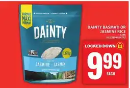 Food Basics DAINTY BASMATI OR JASMINE RICE offer