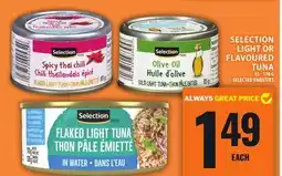 Food Basics SELECTION LIGHT OR FLAVOURED TUNA offer
