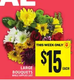 Food Basics LARGE BOUQUETS offer