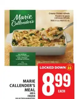 Food Basics MARIE CALLENDER'S MEAL offer
