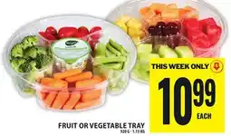 Food Basics FRUIT OR VEGETABLE TRAY offer