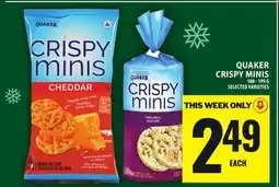 Food Basics QUAKER CRISPY MINIS offer