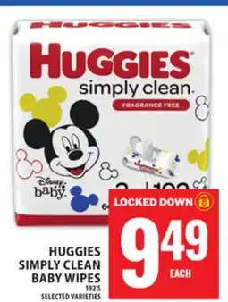 Food Basics HUGGIES SIMPLY CLEAN BABY WIPES offer