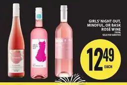 Food Basics GIRLS' NIGHT OUT, MINDFUL, OR BASK ROSÉ WINE offer
