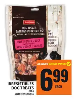 Food Basics IRRESISTIBLES DOG TREATS offer