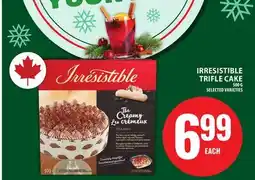 Food Basics IRRESISTIBLE TRIFLE CAKE offer
