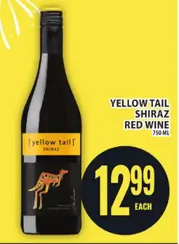 Food Basics YELLOW TAIL SHIRAZ RED WINE offer
