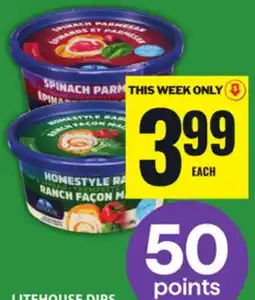 Food Basics LITEHOUSE DIPS offer