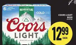 Food Basics COORS LIGHT BEER offer