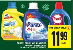Food Basics PUREX, PERSIL OR SUNLIGHT LAUNDRY DETERGENT offer