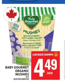Food Basics BABY GOURMET ORGANIC MUSHIES offer
