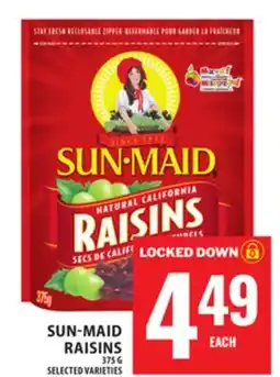 Food Basics SUN-MAID RAISINS offer