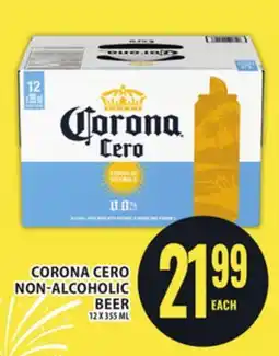 Food Basics CORONA CERO NON-ALCOHOLIC BEER offer