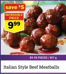 M & M Food Market Italian Style Beef Meatballs offer