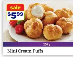 M & M Food Market Mini Cream Puffs offer