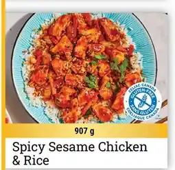 M & M Food Market Spicy Sesame Chicken & Rice offer