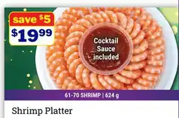 M & M Food Market Shrimp Platter offer