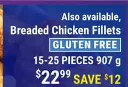 M & M Food Market Breaded Chicken Fillets offer