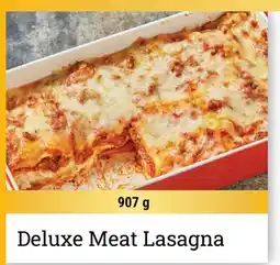 M & M Food Market Deluxe Meat Lasagna offer