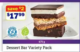 M & M Food Market Dessert Bar Variety Pack offer