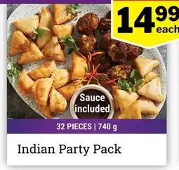 M & M Food Market Indian Party Pack offer