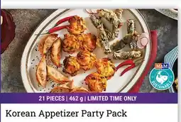 M & M Food Market Korean Appetizer Party Pack offer