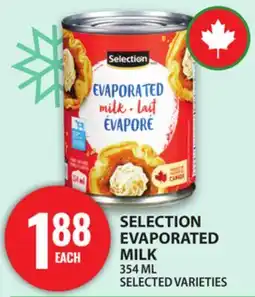 Food Basics SELECTION EVAPORATED MILK offer