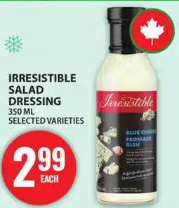 Food Basics IRRESISTIBLE SALAD DRESSING offer